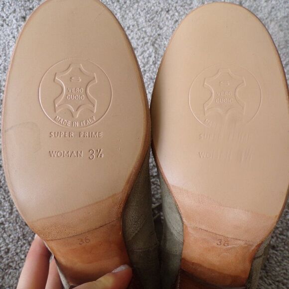 Isabel Marant suede green dicker boots 36 - Picture 6 of 11